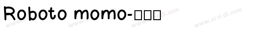 Roboto momo字体转换